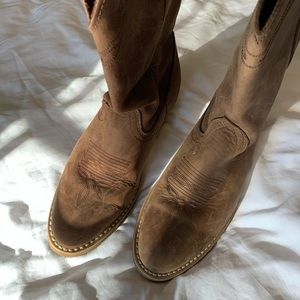 Real Leather Cowboy work boots